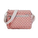  wbhO Hedgren fB[X p obO  V_[obO obNpbN bN Eye Shoulder Bag - Coral/Grey Signature Print