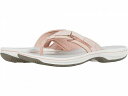 送料無料 クラークス Clarks レディース 女性用 シューズ 靴 サンダル Breeze Sea - Blush Synthetic