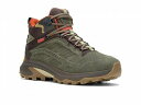 送料無料 メレル Merrell メンズ 男性用 シューズ 靴 ブーツ ハイキング トレッキング Moab Speed 2 Leather Mid Waterp...