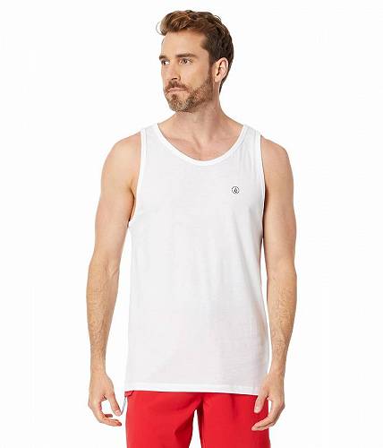 送料無料 ヴォルコム Volcom メンズ 男性用 ファッション タンクトップ Solid Heather Tank - White