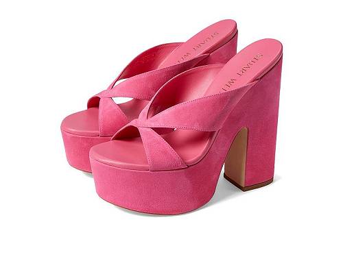 送料無料 スチュアートワイツマン Stuart Weitzman レディース 女性用 シューズ 靴 ヒール Miami Sohigh 145 Platform Slide - Hot Pink