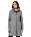  JoNC Calvin Klein fB[X p t@bV AE^[ WPbg R[g E[Es[R[g Stand Collar Coat - Medium Grey Melange