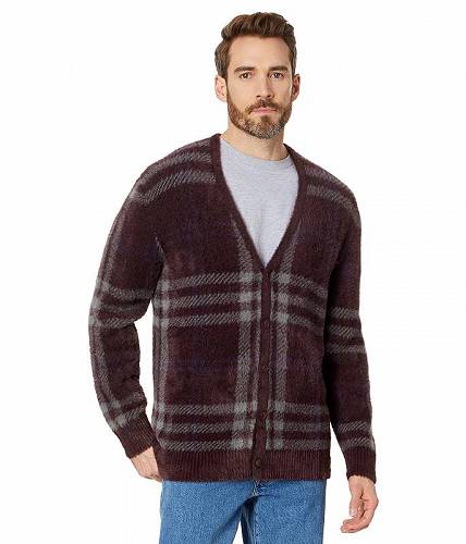 送料無料 リーバイス Levi's(R) Premium メンズ 男性用 ファッション セーター Fluffy Sweater Cardigan - Henri Printed Plaid Allspice