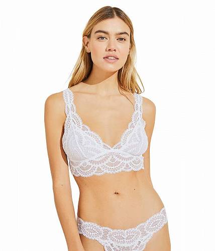 送料無料 エバージェイ Eberjey レディース 女性用 ファッション 下着 ブラジャー Mariana Lace Bralette - White