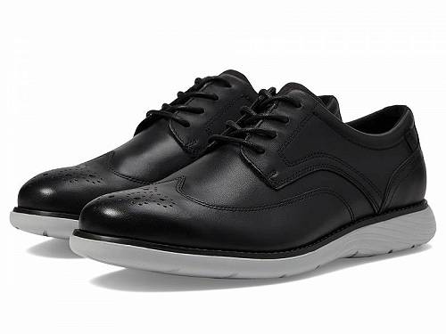 送料無料 ロックポート Rockport メンズ 男性用 シューズ 靴 オックスフォード 紳士靴 通勤靴 Garett Wing Tip - Black/Vapor