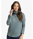 送料無料 Southern Tide レディース 女性用 ファッション セーター Long Sleeve Mellie Mock Neck Sweatshirt - Balsam Green
