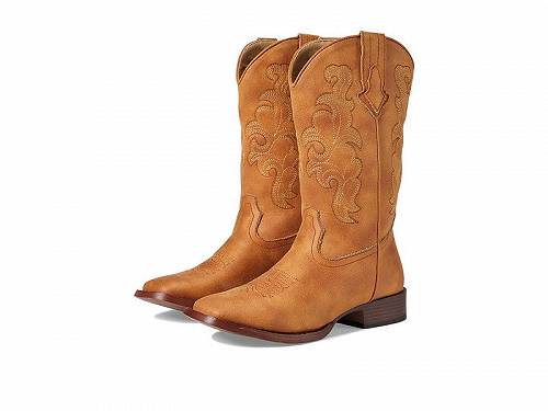 送料無料 ローパー Roper レディース 女性用 シューズ 靴 ブーツ ウエスタンブーツ Cowboy Classic - Tan