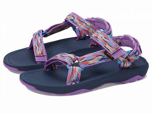 こちらの商品は テバ Teva Kids 女の子用 キッズシューズ 子供靴 サンダル Hurricane XLT 2 (Little Kid/Big Kid) - Mesh Iris Orchid です。 注文後のサイズ変更・キャンセルは出来ませんので、十分なご検討の上でのご注文をお願いいたします。 ※靴など、オリジナルの箱が無い場合がございます。ご確認が必要な場合にはご購入前にお問い合せください。 ※画面の表示と実物では多少色具合が異なって見える場合もございます。 ※アメリカ商品の為、稀にスクラッチなどがある場合がございます。使用に問題のない程度のものは不良品とは扱いませんのでご了承下さい。 ━ カタログ（英語）より抜粋 ━ The Teva(R) Kids Hurricane XLT 2 sandal will see you through every adventure and outdoor activity. Water-ready polyester webbing stands up to the elements and dries quickly after getting wet. Hook-and-loop closures for quick adjustability and a secure fit. Cushioned heel tab for increased comfort. EVA foam footbed cushions and softly supports for all-day comfort. Comfortable EVA foam midsole for lightweight cushioning. Rubber outsole stands up to abuse and supplies great traction. ※掲載の寸法や重さはサイズ「2 Little Kid, width M」を計測したものです. サイズにより異なりますので、あくまで参考値として参照ください. 実寸（参考値）： Weight: 約 170 g ■サイズの幅(オプション)について Slim &lt; Narrow &lt; Medium &lt; Wide &lt; Extra Wide S &lt; N &lt; M &lt; W A &lt; B &lt; C &lt; D &lt; E &lt; EE(2E) &lt; EEE(3E) ※足幅は左に行くほど狭く、右に行くほど広くなります ※標準はMedium、M、D(またはC)となります ※メーカー毎に表記が異なる場合もございます