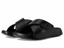 送料無料 エコー ECCO メンズ 男性用 シューズ 靴 サンダル Cozmo Two Band Cross Slide Sandal - Black