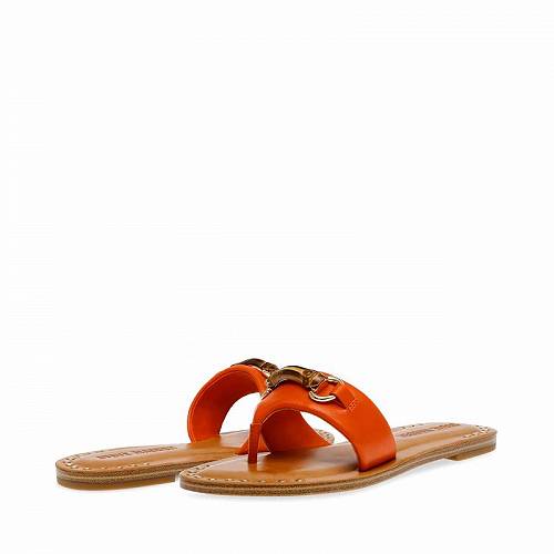 こちらの商品は スティーブマデン Steve Madden レディース 女性用 シューズ 靴 サンダル Rebecka - Orange Leather です。 注文後のサイズ変更・キャンセルは出来ませんので、十分なご検討の上でのご注文をお願いいたします。 ※靴など、オリジナルの箱が無い場合がございます。ご確認が必要な場合にはご購入前にお問い合せください。 ※画面の表示と実物では多少色具合が異なって見える場合もございます。 ※アメリカ商品の為、稀にスクラッチなどがある場合がございます。使用に問題のない程度のものは不良品とは扱いませんのでご了承下さい。 ━ カタログ（英語）より抜粋 ━ Take on your go-to days in an elegant yet comfortable style donning the Steve Madden(R) Rebecka Sandals. Visualizing a sleek and textured leather upper with a striking horsebit accent, these slip-on sandals come with a synthetic lining, a lightly padded footbed, and a toe post. The embellished studs on the footbed further lend a sparkling appeal to these shoes. Open toe design. Synthetic rubber outsole. ※掲載の寸法や重さはサイズ「7, width M」を計測したものです. サイズにより異なりますので、あくまで参考値として参照ください. 実寸（参考値）： Heel Height: 約 0.64 cm Weight: 約 230 g ■サイズの幅(オプション)について Slim &lt; Narrow &lt; Medium &lt; Wide &lt; Extra Wide S &lt; N &lt; M &lt; W A &lt; B &lt; C &lt; D &lt; E &lt; EE(2E) &lt; EEE(3E) ※足幅は左に行くほど狭く、右に行くほど広くなります ※標準はMedium、M、D(またはC)となります ※メーカー毎に表記が異なる場合もございます