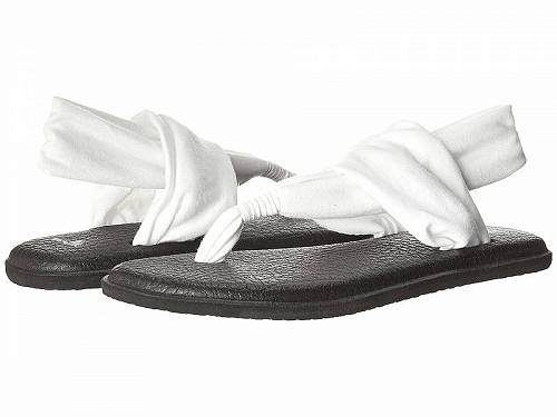 送料無料 サヌーク Sanuk レディース 女性用 シューズ 靴 サンダル Yoga Sling 2 - White