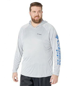 送料無料 コロンビア Columbia メンズ 男性用 ファッション パーカー スウェット Big & Tall Terminal Tackle Hoodie - Vivid Blue/Cool Grey Logo