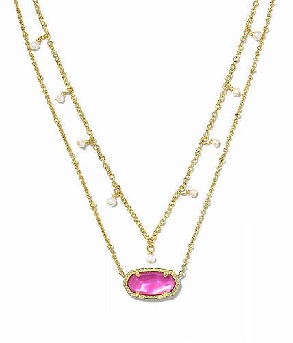 送料無料 ケンドラスコット Kendra Scott レディース 女性用 ジュエリー 宝飾品 ネックレス Elisa Pearl Multi Strand Necklace - Gold Azalea Illusion