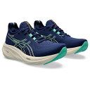 送料無料 アシックス ASICS レディース 女性用 シューズ 靴 スニーカー 運動靴 GEL-Nimbus 26 - Blue Expanse/Aurora Green