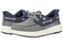 送料無料 Sperry Kids 男の子用 キッズシューズ 子供靴 ボートシューズ Fairwater Plushwave (Little Kid/Big Kid) - Grey/Navy