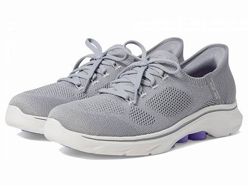 送料無料 スケッチャーズ SKECHERS Performance レディース 女性用 シューズ 靴 スニーカー 運動靴 Go Walk 7 Via Hands Free Slip-Ins - Grey/Lavender