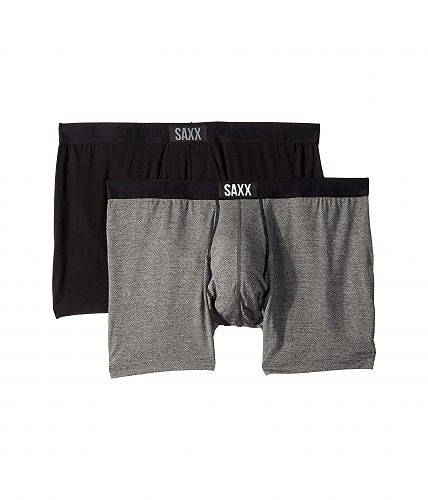 こちらの商品は サックスアンダーウエアー SAXX UNDERWEAR メンズ 男性用 ファッション 下着 Vibe Boxer Brief 2-Pack - Black/Grey です。 商品は弊社アメリカ支社からの取り寄せとなります。あす楽、代引きでの発送はお受けできません。 注文後のサイズ変更・キャンセルは出来ませんので、十分なご検討の上でのご注文をお願いいたします。 ※靴など、オリジナルの箱が無い場合がございます。ご確認が必要な場合にはご購入前にお問い合せください。 ※画面の表示と実物では多少色具合が異なって見える場合もございます。 ※ご入金確認後、商品の発送まで1から3週間ほどかかります。 ※アメリカ商品の為、稀にスクラッチなどがある場合がございます。使用に問題のない程度のものは不良品とは扱いませんのでご了承下さい。 ━ カタログ（英語）より抜粋 ━ Don't let anyone kill your vibe while donning SAXX(TM) Underwear boxer briefs. Boxer brief crafted from a breathable stretch blend for all-day comfort. Three-D Fit(TM) is slightly slimmer through the seat and thighs and features a nine-panel design for 3D shaping. Flat Out Seams(TM) reduce chafing and increase comfort. Branded elastic waistband with moisture-wicking capabilities. Ballpark(TM) pouch provides added lift and support without inner-seam bulk. No-fly design. Seam-free seat. Two per pack. 95% viscose, 5% spandex. Machine wash cold, tumble dry low. ※掲載の寸法や重さはサイズ「MD」を計測したものです. サイズにより異なりますので、あくまで参考値として参照ください. If you're not fully satisfied with your purchase, you are welcome to return any unworn and unwashed items with tags intact and original packaging included. 実寸（参考値）： Waist Measurement: 約 71.12 cm Outseam: 約 33.02 cm Inseam: 約 12.70 cm Front Rise: 約 25.40 cm Back Rise: 約 38.10 cm Leg Opening: 約 50.80 cm