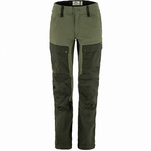 フェールラーベン 送料無料 フェールラーベン Fjallraven レディース 女性用 ファッション パンツ ズボン Keb Trousers Curved - Deep Forest/Laurel Green