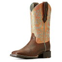 こちらの商品は アリアト Ariat レディース 女性用 シューズ 靴 ブーツ ウエスタンブーツ Round Up Wide Square Toe StretchFit Western Boot - Toasted Blanket Emboss です。 注文後のサイズ変更・キャンセルは出来ませんので、十分なご検討の上でのご注文をお願いいたします。 ※靴など、オリジナルの箱が無い場合がございます。ご確認が必要な場合にはご購入前にお問い合せください。 ※画面の表示と実物では多少色具合が異なって見える場合もございます。 ※アメリカ商品の為、稀にスクラッチなどがある場合がございます。使用に問題のない程度のものは不良品とは扱いませんのでご了承下さい。 ━ カタログ（英語）より抜粋 ━ With a sleek and feminine look, the Ariat(R) Round Up Wide Square Toe StretchFit Western Boot compliments your attire. Leather upper. Man-made lining and insole. 4LR(TM) technology features a comfort insole with shock-absorbing rebound protection and a lightweight shank that stabilizes and adds support. ATS Technology(TM) provides excellent flexibility and cushioning with its shock-absorbing gel forefoot cushion, moisture-wicking lining, and ergonomic composite forked shank that also enhances stability. ATS(R) PRO Technology provides superior flexibility and cushioning with its shock-absorbing gel forefoot cushion, moisture-wicking lining, and ergonomic composite forked shank that enhances stability. VentTEK(TM) technology features integrated mesh panels that enables excellent air flow for breathability while the cooling lining regulates the interior temperature. Pull-on cowgirl boots. Intricately embroidered collar and pull tabs. Neutral tone boots. Removable insole. Man-made outsole. ※掲載の寸法や重さはサイズ「9, width B - Medium」を計測したものです. サイズにより異なりますので、あくまで参考値として参照ください. 靴の重さは片側のみのものとなります. 実寸（参考値）： Heel Height: 約 3.81 cm Weight: 約 710 g Circumference: 約 35.56 cm Shaft: 約 31.75 cm Platform Height: 約 1.02 cm ■サイズの幅(オプション)について Slim &lt; Narrow &lt; Medium &lt; Wide &lt; Extra Wide S &lt; N &lt; M &lt; W A &lt; B &lt; C &lt; D &lt; E &lt; EE(2E) &lt; EEE(3E) ※足幅は左に行くほど狭く、右に行くほど広くなります ※標準はMedium、M、D(またはC)となります ※メーカー毎に表記が異なる場合もございます