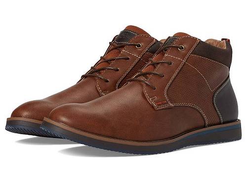 送料無料 ナンブッシュ Nunn Bush メンズ 男性用 シューズ 靴 ブーツ チャッカブーツ Circuit DC Plain Toe Chukka - Cognac