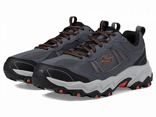 送料無料 スケッチャーズ SKECHERS メンズ 男性用 シューズ 靴 スニーカー 運動靴 Stamina AT Upper Stitch - Charcoal/Orange