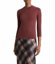 送料無料 ヴィンス Vince レディース 女性用 ファッション セーター 3/4 Sleeve High Crew - Dark Rosewood