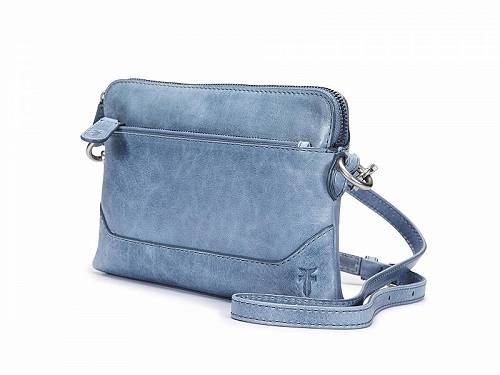  tC Frye fB[X p obO  obNpbN bN Melissa Crossbody Wristlet - Washed Denim Leath