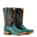 送料無料 アリアト Ariat レディース 女性用 シューズ 靴 ブーツ ウエスタンブーツ Futurity Colt Western Boots - Ancient Turquoise