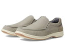 送料無料 フローシャイム Florsheim メンズ 男性用 シューズ 靴 ローファー Lakeside Canvas Moc Toe Slip-On - Gray Canvas