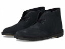 送料無料 クラークス Clarks メンズ 男性用 シューズ 靴 ブーツ レースアップ 編み上げ Desert Boots - Navy Suede