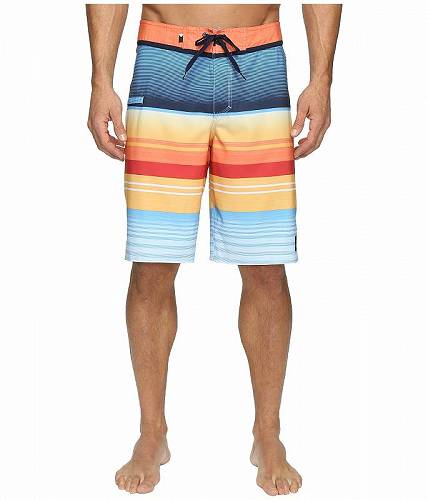 送料無料 クイックシルバー Quiksilver メンズ 男性用 スポーツ・アウトドア用品 水着 Everyday Stripe Vee 21" Boardshorts - Nasturticm