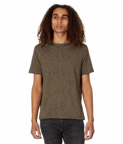 送料無料 ジョーンバルバトス John Varvatos メンズ 男性用 ファッション Tシャツ Hank Short Sleeve Crew K6401Z4 - Twine Brown