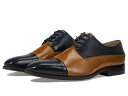 送料無料 ステーシーアダムス Stacy Adams メンズ 男性用 シューズ 靴 オックスフォード 紳士靴 通勤靴 Cabot Cap Toe Oxford - Navy Multi