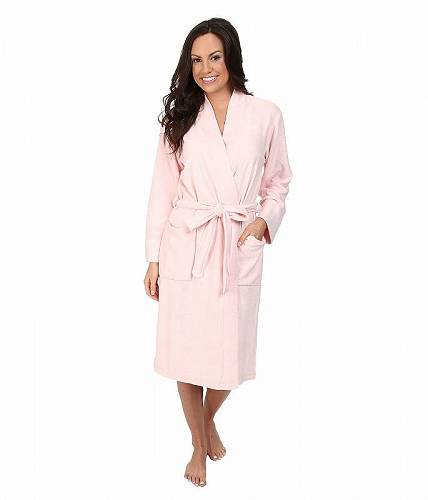 送料無料 N by Natori レディース 女性用 ファッション パジャマ 寝巻き バスローブ N Natori Brushed Terry Nirvana Robe - Solid Blush Pink