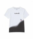  n[[ Hurley Kids j̎qp t@bV q TVc Dip Dye Graphic T-Shirt (Little Kid) - White 1