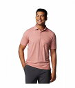 コロンビア ポロシャツ メンズ 送料無料 コロンビア Columbia メンズ 男性用 ファッション ポロシャツ PFG Uncharted(TM) Polo - Sandalwood Pink Heather