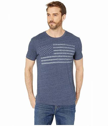 楽天グッズ×グッズ送料無料 ラッキーブランド Lucky Brand メンズ 男性用 ファッション Tシャツ USA Flag Graphic Tee - American Navy