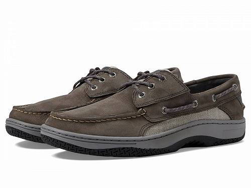 送料無料 スペリー Sperry メンズ 男性用 シューズ 靴 ボートシューズ Billfish 3-Eye - Grey Nubuck