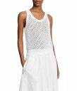 楽天グッズ×グッズ送料無料 ヴィンス Vince レディース 女性用 ファッション セーター Mesh Stitch Tank - Optic White