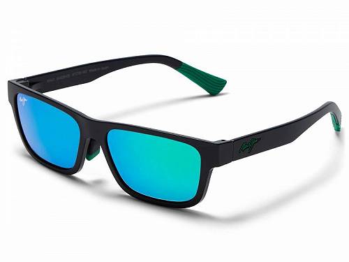 楽天グッズ×グッズ送料無料 マウイ ジム Maui Jim メンズ 男性用 メガネ 眼鏡 サングラス Keola - Matte Black/Mauigreen Polarized