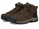 送料無料 キーン Keen Utility メンズ 男性用 シューズ 靴 ブーツ ワークブーツ Flint II Mid Soft Toe - Cascade ...