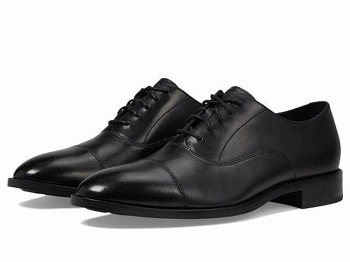 送料無料 コールハーン Cole Haan メンズ 男性用 シューズ 靴 オックスフォード 紳士靴 通勤靴 Hawthorne Cap Toe Oxford - Black