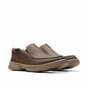 送料無料 クラークス Clarks メンズ 男性用 シューズ 靴 ローファー Bradley Free - Beeswax Leather