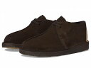 送料無料 クラークス Clarks メンズ 男性用 シューズ 靴 ブーツ チャッカブーツ Desert Trek - Dark Brown Suede
