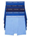  JoNC Calvin Klein Underwear Y jp t@bV  Cotton Classics 5 pack Boxer Brief - Periwinkle/Marazine Blue/Dark Night/Evening Blue