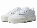 送料無料 リーボック Reebok Lifestyle レディース 女性用 シューズ 靴 スニーカー 運動靴 Club C Double Geo - White/Chalk