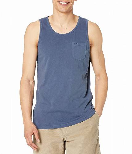 ルーカ タンクトップ  メンズ 送料無料 ルーカ RVCA メンズ 男性用 ファッション Tシャツ PTC Pigment Tank Top - Moody Blue