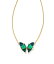 ̵ ɥ饹å Kendra Scott ǥ  奨꡼  ͥå쥹 Blair Butterfly Pendant Necklace - Gold Emerald Mix