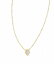 ̵ ɥ饹å Kendra Scott ǥ  奨꡼  ͥå쥹 Framed Tess Satellite Short Pendant Necklace - Gold Luster Light Blue Kyocera Opal
