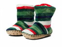  Hatley Kids LbY qp LbYV[Y qC Xbp nbg Xq Holiday Stripes Fleece Slippers (Toddler/Little Kid) - Green
